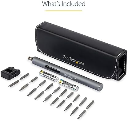StarTech 20-Bit Electric Precision Screwdriver Set, TAA (CTK20PCEDRIVE)