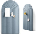 Large Arched Felt Bulletin Board 47.2''×25.5'', Dusty Blue