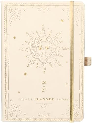 Planner 2026-2027 - Academic Planner 2026-2027, Faux Leather planner 26-27