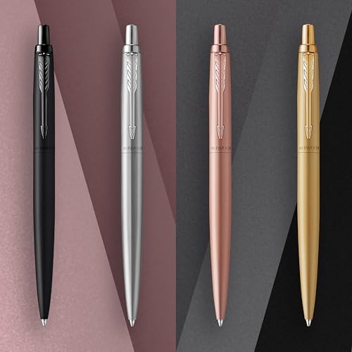 Parker Jotter XL Ballpoint Pen | Monochrome Matte Gold | Medium Point | Blue Ink | Gift Box