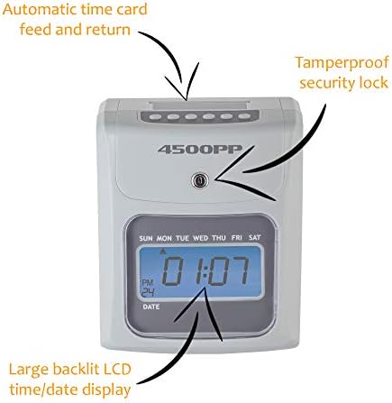 Nile Products - 4500PP Electronic Calculating Time Clock