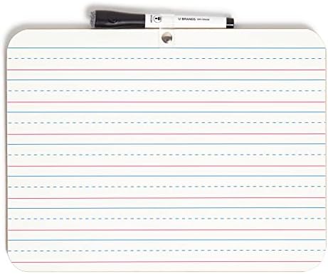 U Brands Mini Dry Erase Board for School, 1 Count with Marker