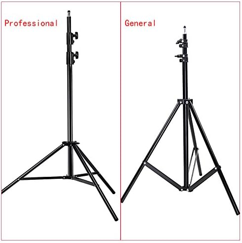 NEEWER PRO 9feet/260cm Spring Loaded Heavy Duty Photography Photo Studio Light Stands with 1/4" Screw & 5/8 Stud for Video, Portrait and Photography Lighting (2 Packs)