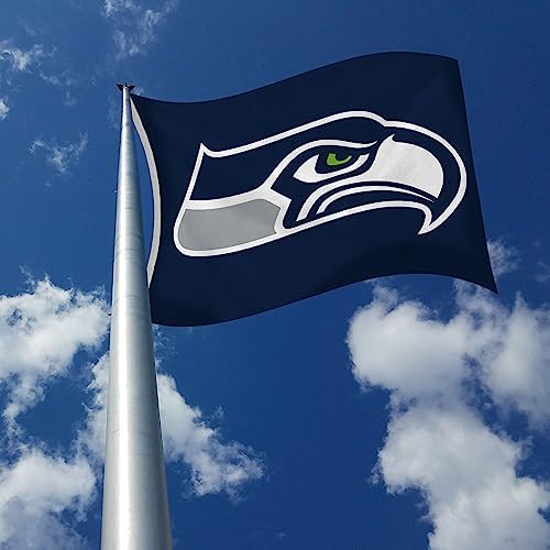 NFL Rico Industries Standard 3' x 5' Banner Flag Single Sided - Indoor or Outdoor - Home Décor