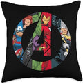 Marvel Avengers A Logo Throw Pillow