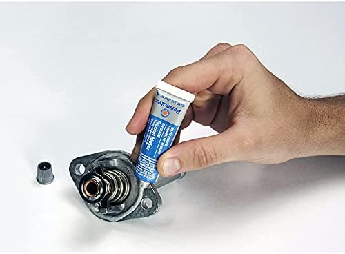 Permatex 22071 Water Pump and Thermostat RTV Silicone Gasket, 0.5 oz., 0.5 Ounce, Blue (Pack of 6)