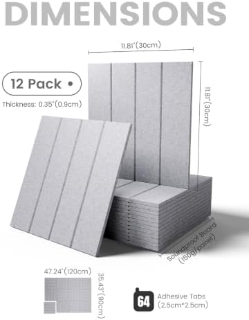 Fluxynara Felt Bulletin Board & Cork Board Alternative, Soft Gray