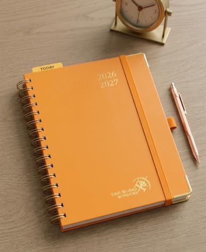 POPRUN 2026-2027 Weekly Planner 6.25" x 8.5" Weekly and Monthly Planner