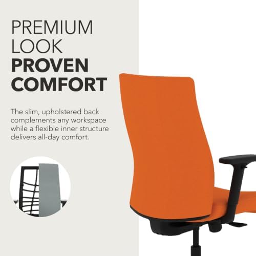 HON Ignition 2.0 Ergonomic Office Chair, Lumbar Support, Apricot