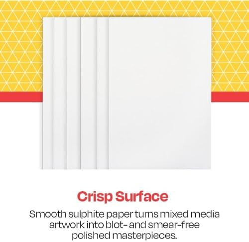 School Smart Folding Bristol Tagboard, 24 x 36 Inches, White, Pack of 100