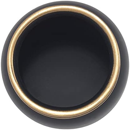 Avanti Linens - Tumbler, Guest Bathroom Essentials, Modern Home Decor (Memphis Collection, Black)