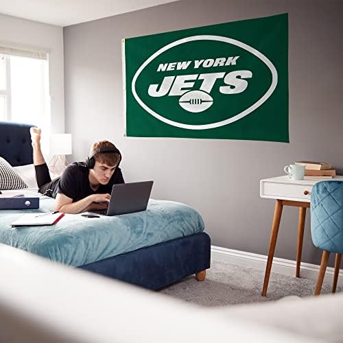 NFL Rico Industries Standard 3' x 5' Banner Flag Single Sided - Indoor or Outdoor - Home Décor