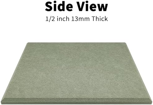 1/2'' Thick Felt Bulletin Cork Board Tiles for Walls Self Adhesive