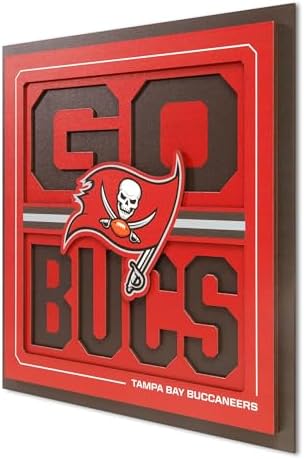 YouTheFan NFL Tampa Bay Buccaneers Slogan Series 3D Wall Art