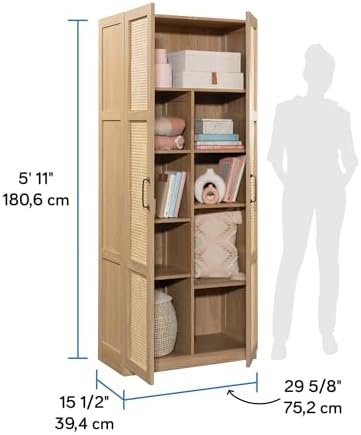 Sauder Miscellaneous Storage Cabinet, Harmony Ash Finish
