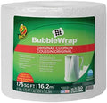 Duck Brand Bubble Wrap Roll, Original Bubble Cushioning, 12" x 175', Perforated Every 12" (1053440), Clear