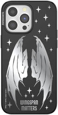 PopSockets iPhone 15 Pro Max Phone Case w/MagSafe- Wingspan | Magnetic, Wireless Charging, Camera & Drop Protection, Bookish, Acotar, Throne, Glass, Sarah