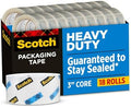 Scotch Heavy Duty Shipping Packing Tape, Clear, 1.88 in. x 54.6 yd.