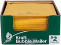 Duck Brand #2 Kraft Bubble Mailer, Manila Padded Mailing Envelopes, Shipping Supplies, 8.5 in x 11 in, 25 Pack