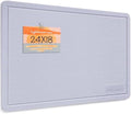 Felt Bulletin Board 24x18 inches, Decorative Pin Board for Home & Office