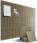 Fluxynara 48" x 36" Large Felt Bulletin Board, Earth Brown