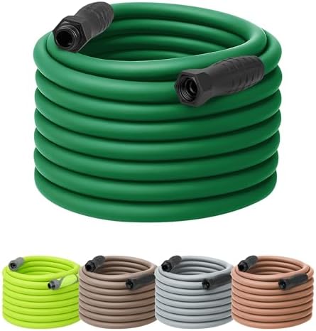 Flexzilla Colors SwivelGrip Garden Hose 5/8 in. x 100 ft., Lightweight All-Weather Water Hose, Durable and Flexible, Leak-Free Connections, Forest Green