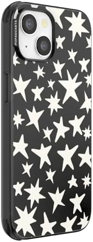 PopSockets iPhone 13 Phone Case with MagSafe- Starstruck | Magnetic, Wireless Charging, Camera & Drop Protection, Electronic Accessories, For iPad/Kindle/iPhone/Android