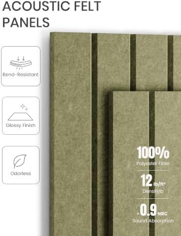 Large Arched Felt Bulletin Board 47.2''×25.5'', Olive Green