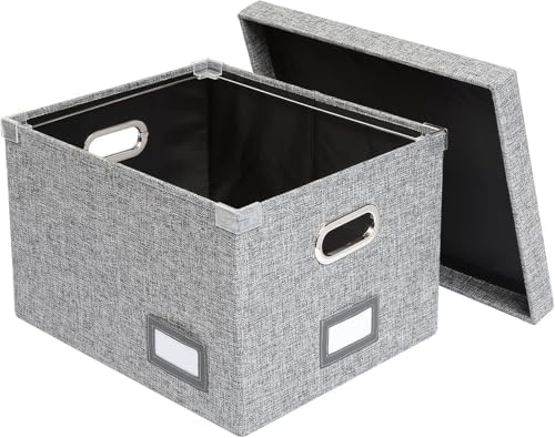 Pendaflex File Organizer Box with Lid, Hanging File Storage Box