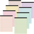 Fuutreo 8 Pcs Legal Pads 8.5 x 11 Colored Note Pads, Macaron Color