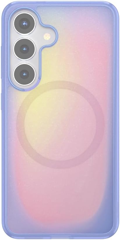 PopSockets Samsung Galaxy S25 Phone Case MagSafe- Aura | Compatible with MagSafe PopSockets, Drop Protection, Purple, Aura, Electronic Accessories, For iPad/Kindle/iPhone/Android