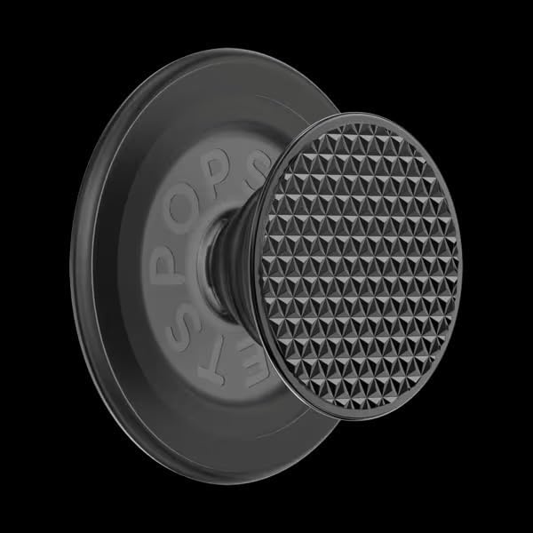 PopSockets Phone Grip for MagSafe, Magnetic Holder- Knurled Black