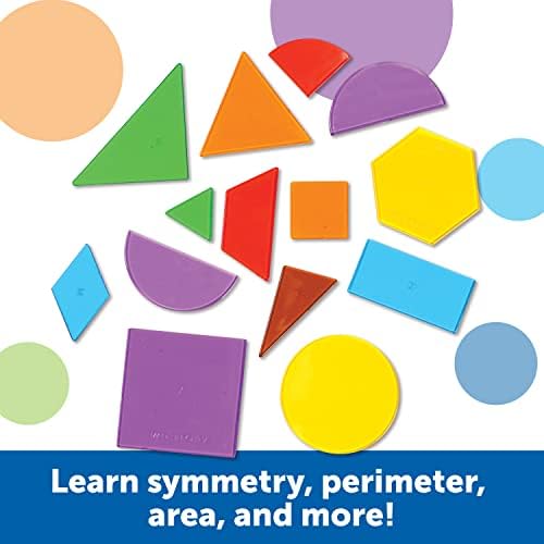 Learning Resources Translucent Geometric Shapes