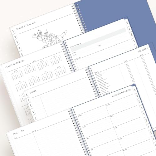 Blue Sky 2026 Weekly & Monthly Planner Calendar, 8.5"x11", Lindley