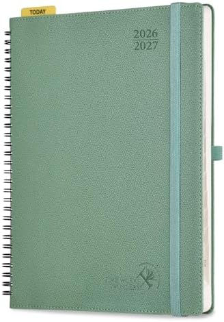 POPRUN Weekly Planner 2026-2027, 8.5" x 10.5" Academic Year Calendar Book