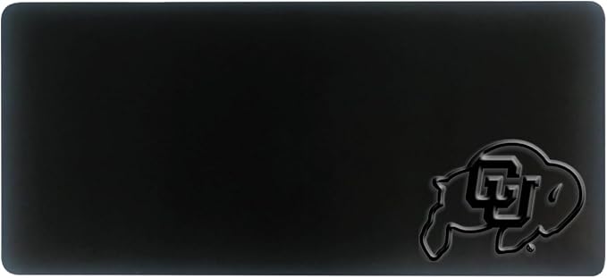 University of Colorado Alumni Desk Mat, Durable Office Supplies, Non-Slip Base, Responsive Desk Pad with Smooth Surface, Black