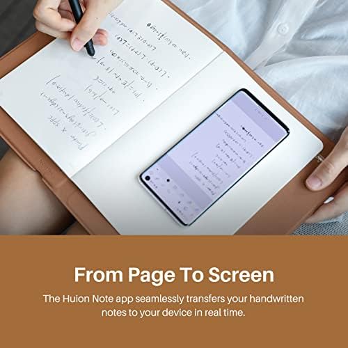 HUION Note Digital Notebook with Real-Time & Offline Sync, Battery-Free Pen