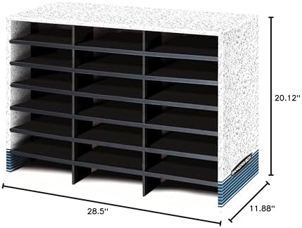 Bankers Box 21-Compartment Literature Sorter, Letter