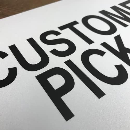 TRADESAFE Customer Pick Up Sign - Business Office Signs, Quick Install Aluminum Safety Signs, Light Reflective, UV-Resistant, Waterproof, 14” X 10” Customer Pick Up Here Sign for Business