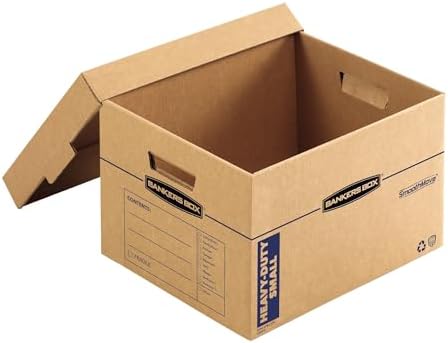 Bankers Box 8-Pack Small Heavy-Duty Moving Boxes