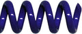 6mm (1/4 in.) Spiral Binding Coils for Reports, Presentations and Proposals | 4:1 Pitch | 12 in. Length | Blue | 30 Sheets Binding Capacity | 100 Pack