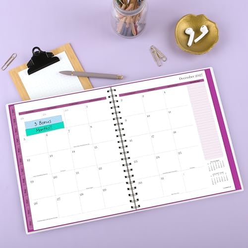 Mead Cambridge 2027 Planner, Weekly & Monthly, 8.5" x 11", Abyss (1848-905-27)