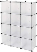 12-Cube Storage Shelf, White