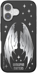 PopSockets iPhone 16 Phone Case with MagSafe- Wingspan | Magnetic, Wireless Charging, Camera & Drop Protection, Bookish, Acotar, Throne, Glass, Sarah