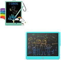 TEKFUN 15inch/10inch LCD Writing Tablet Teen Boy Girl Gifts Ideas, Easter Birthday Gifts for Kids, Drawing Board Educational Toys for 6 4 5 3 Year Old Boys