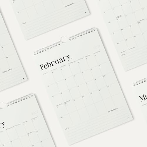 Karto Wall Calendar 2026 11x17 in - New Beige