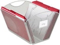 Safco Onyx Mesh Letter-Size Desktop Tub Filer, Durable Steel Mesh Construction, Collapsible For Compact Storage, Integrated Handles, Silver