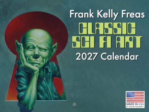 Frank Kelly Freas Sci Fi Art Calendar 2027 Monthly | American Made In The USA