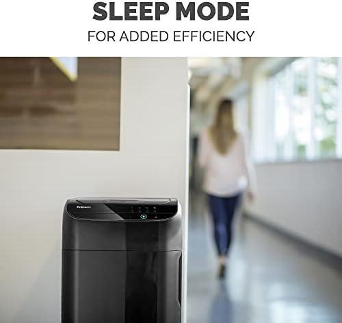Fellowes AutoMax 550C Cross Cut, Auto Feed 2-in-1 Heavy Duty Commercial Paper Shredder with SilentShred (4963001)