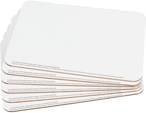 Really Good Stuff 9" X 6" Mini Magnetic Dry Erase Boards Set of 6